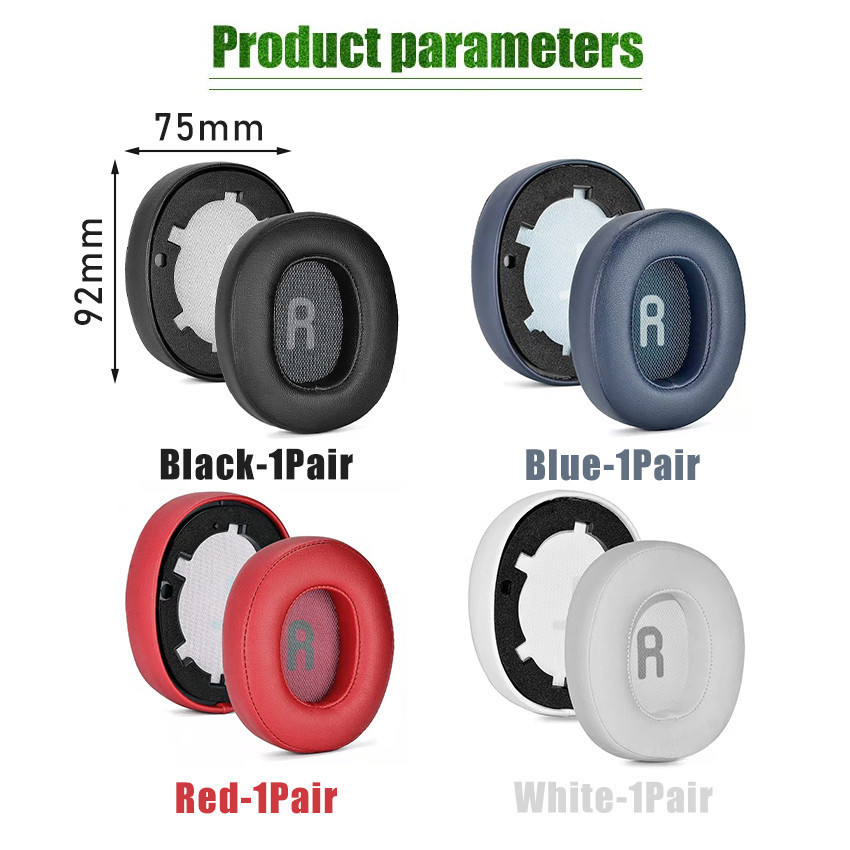 ZENID 1Pair Busa Ear Pad Earpad Headphone JBL Tune 700BT / 750BT / 700BTNC / 750BTNC / 710BT /760NC