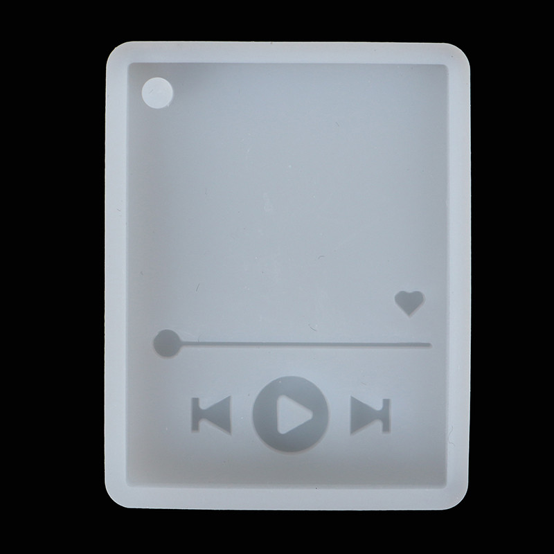 

Super Glossy Epoxy Resin Player Mold Keychain Casting Silicone Mould DIY Crafts