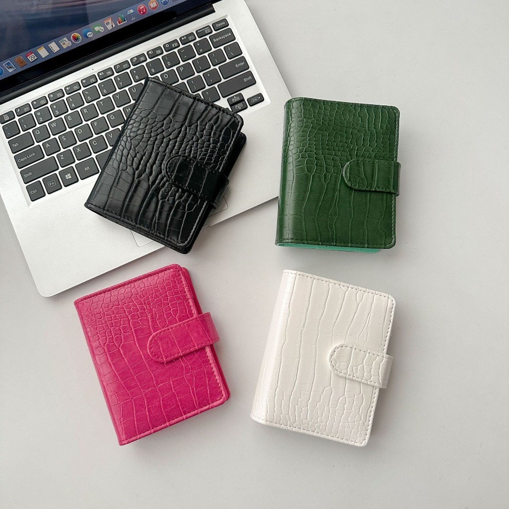 

Portable A7 Binder Notebook Cover Crocodile Pattern DIY Diary Agenda Planner Paper Cover School Stationery Notebook Shell Gift