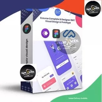 Ecourse Complete UI Designer BWT Visual Design & Prototype