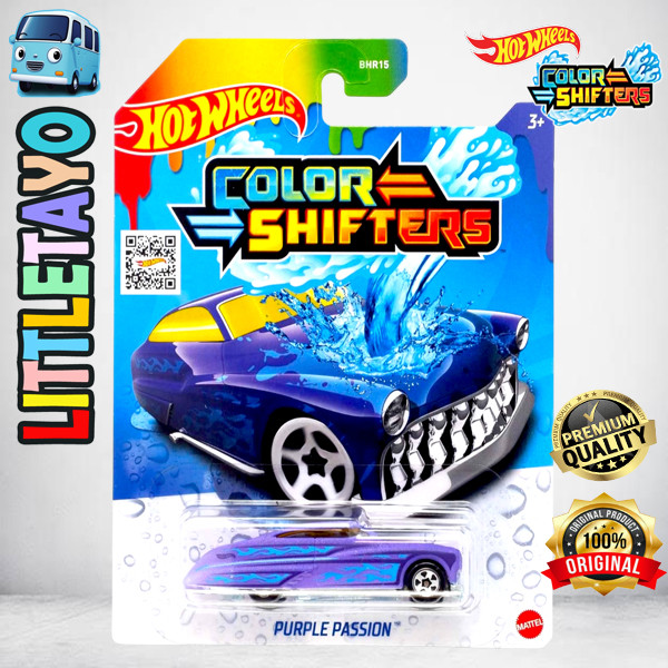 Hot Wheels Color Shifters Purple Passion Diecast Mobil Berubah Warna