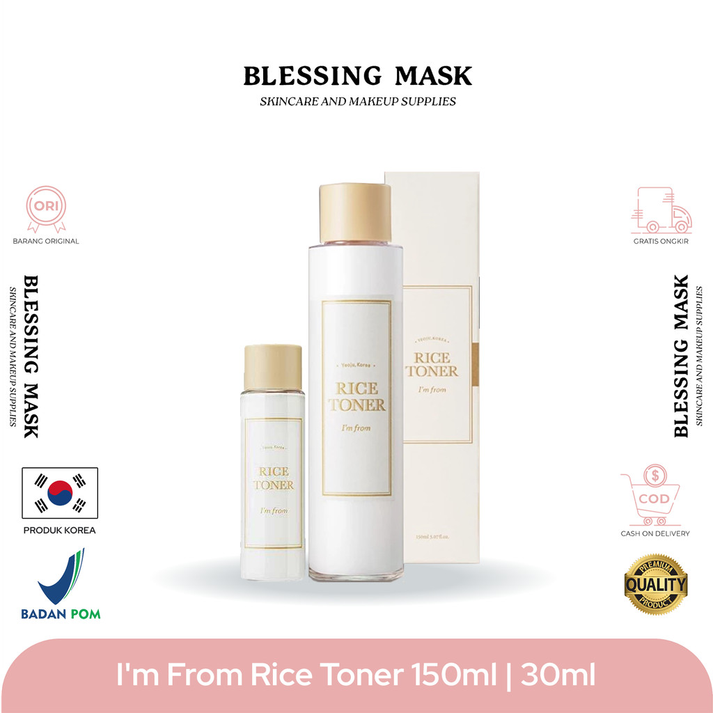 I'm From Rice Toner 30ml | 150ml im from toner wajah