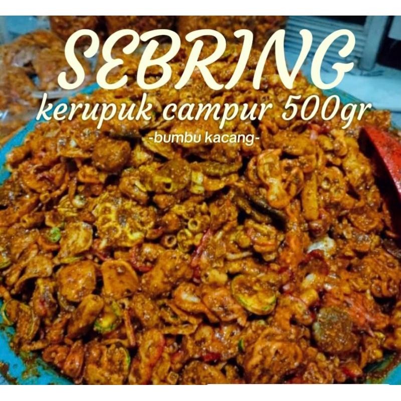 

SEBRING CAMPUR BUMBU KACANG 500gr Rempah Bubuk Kedelai Pedas