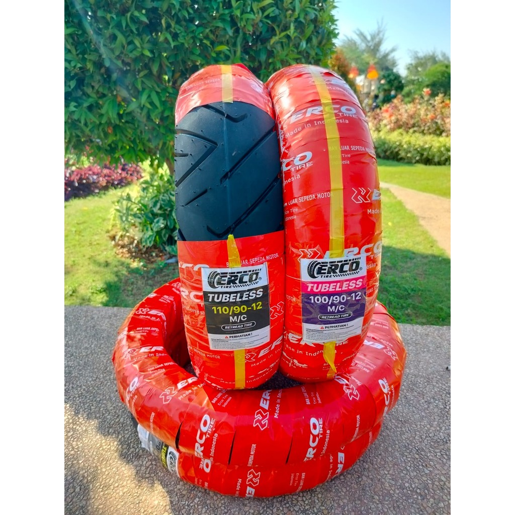 ban motor scoopy tubeless belakang Fullpres Merek Erco