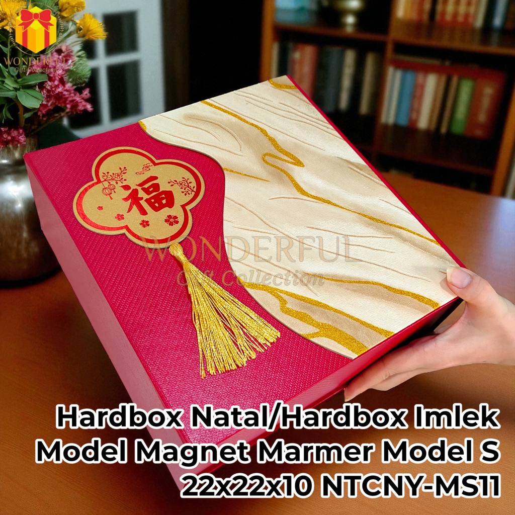 

Hardbox Natal/Hardbox Imlek Model Magnet Marmer S Wallpaper 22x22x10 NTCNY-MS11