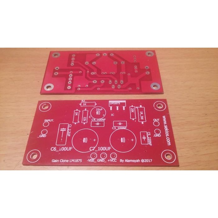 Part PCB TDA2050 TDA 2050 LM1875 LM 1875 Gain Clone Mono Bahan Pertinax