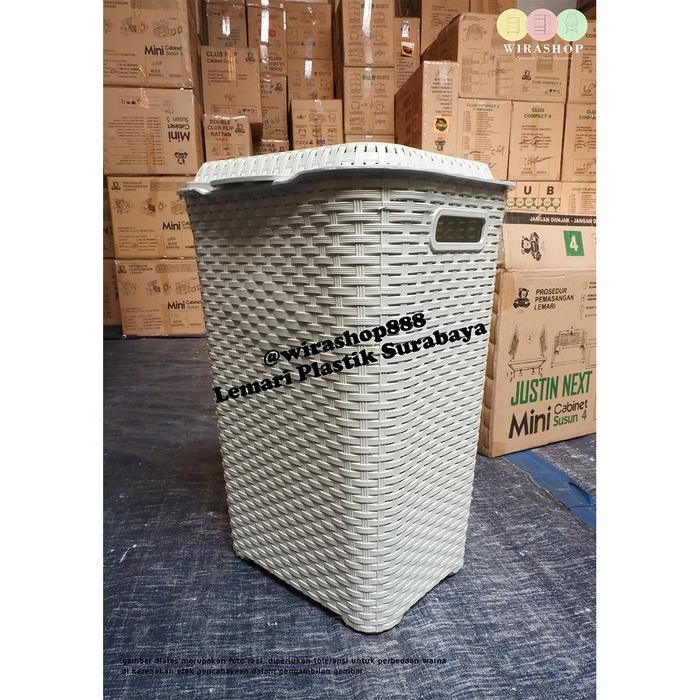 Keranjang Laundry Club CRB-800 - Putih