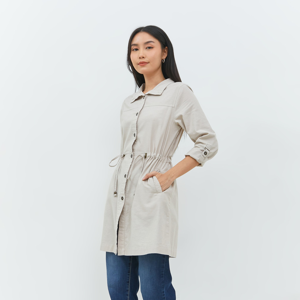 Geela Official - Leona Light Brown Jacket (G.5220) | Luaran Wanita | Jaket Wanita