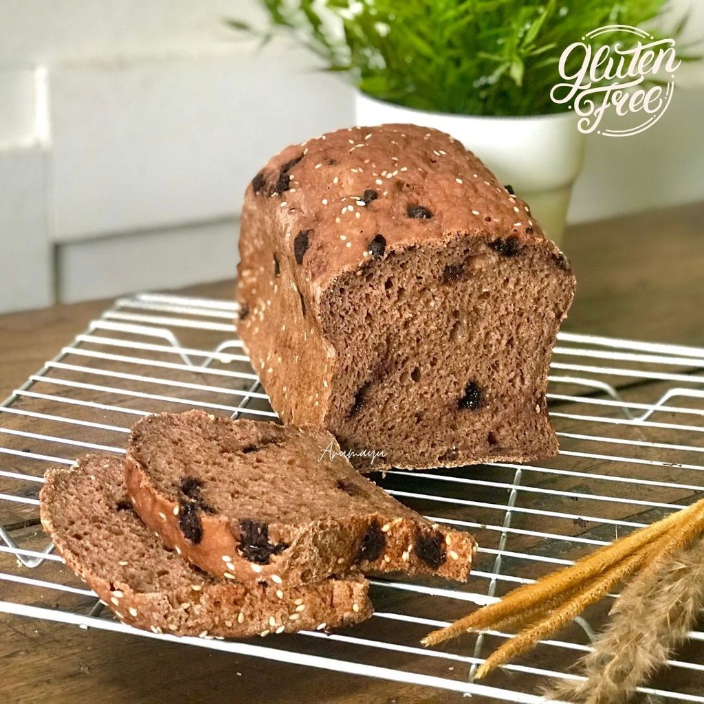 

GLUTEN FREE CHOCOLATE RAISIN BREAD (DAIRY FREE)