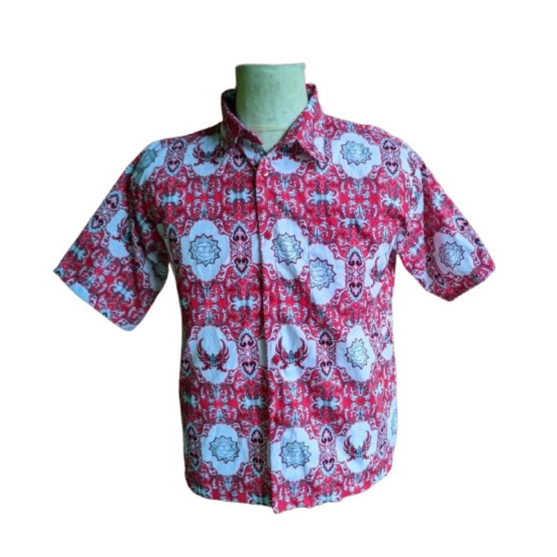batik ipm SD/MI Muhammadiyah bahan katun lengan pendek