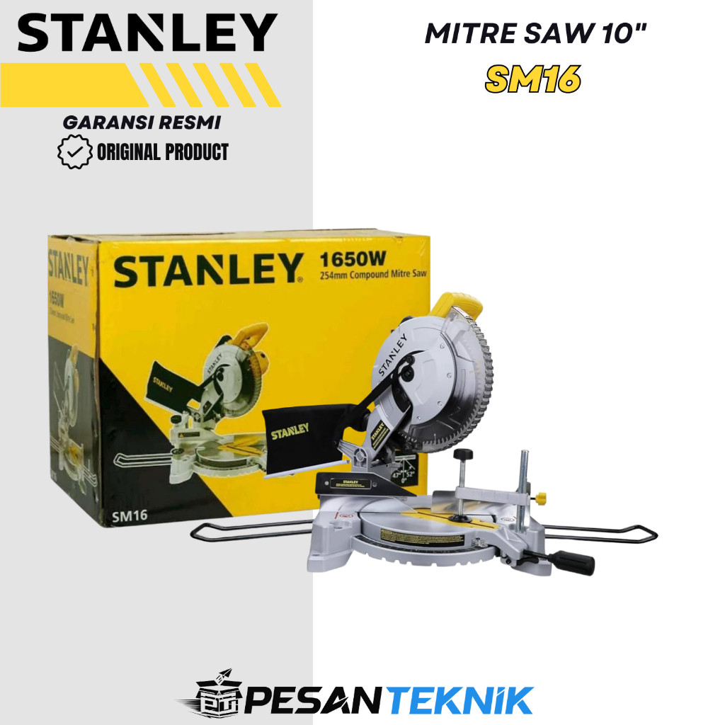 Mesin mitre Saw 10" Coumpund Mitre Saw Stanley SM16