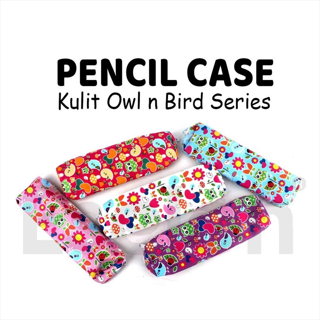 

❤️️Kotak Pensil Canvas OWL & BIRD Series / Tempat Pensil Karakter❤️️