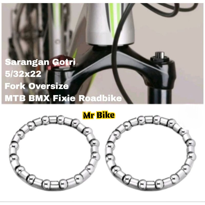 Promo Sarangan Gotri 5/32 x 22 Fork Oversize Sepeda MTB BMX Fixie Roadbike