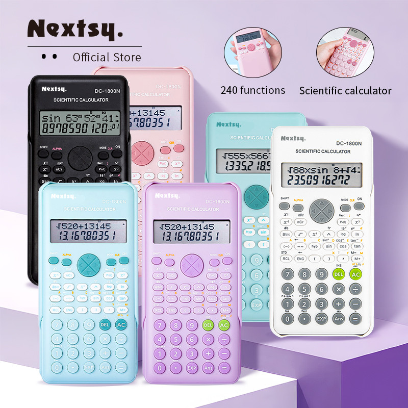 

Nextsy Kalkulator Ilmiah Kalkulator Scientific Kalkulator Akuntansi 240 Fungsi Kalkulasi