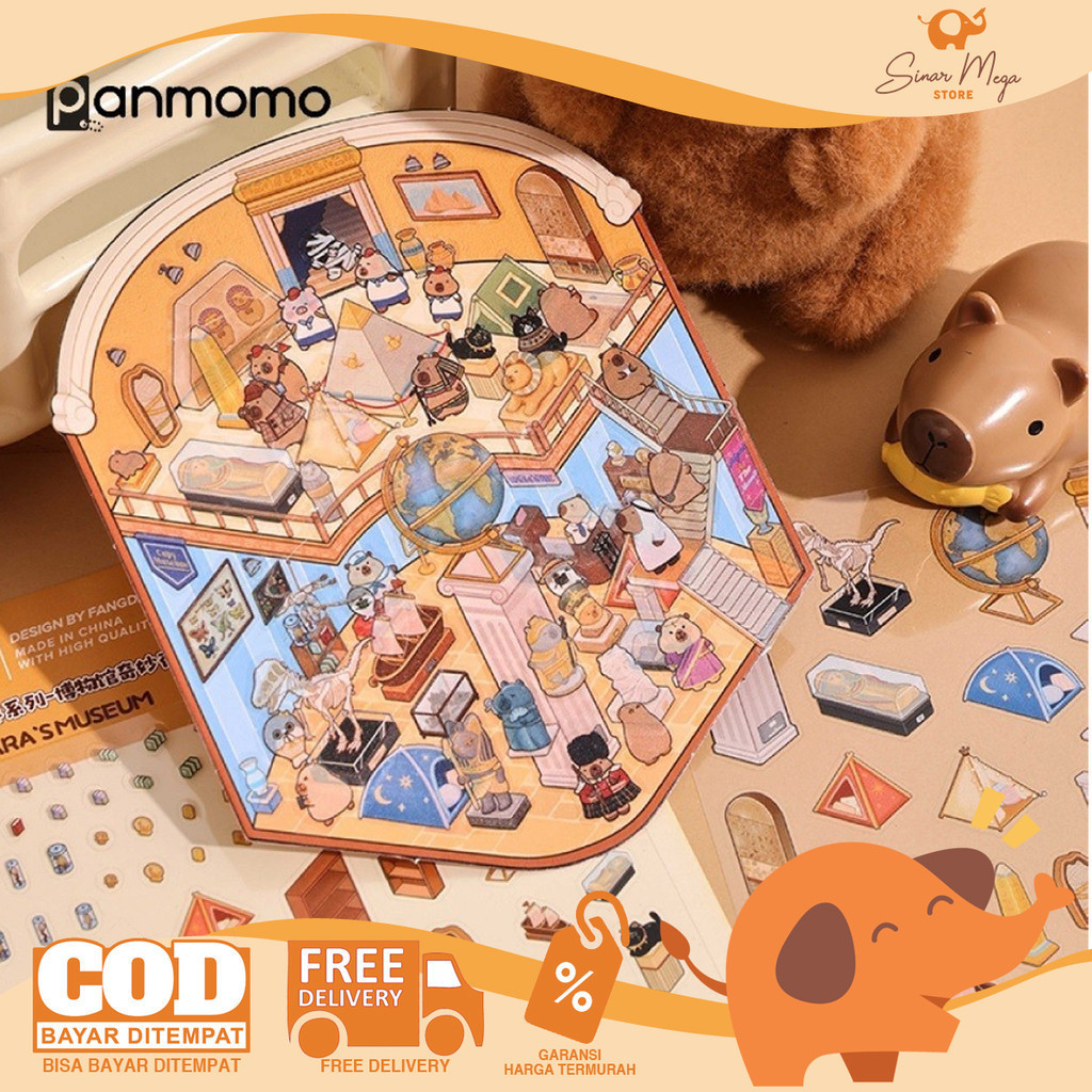 

PANMOMO Sticker DIY Korea 3D Satisfying Decoration Landscaping Stiker Korea Dekorasi 3D Miniatur PET