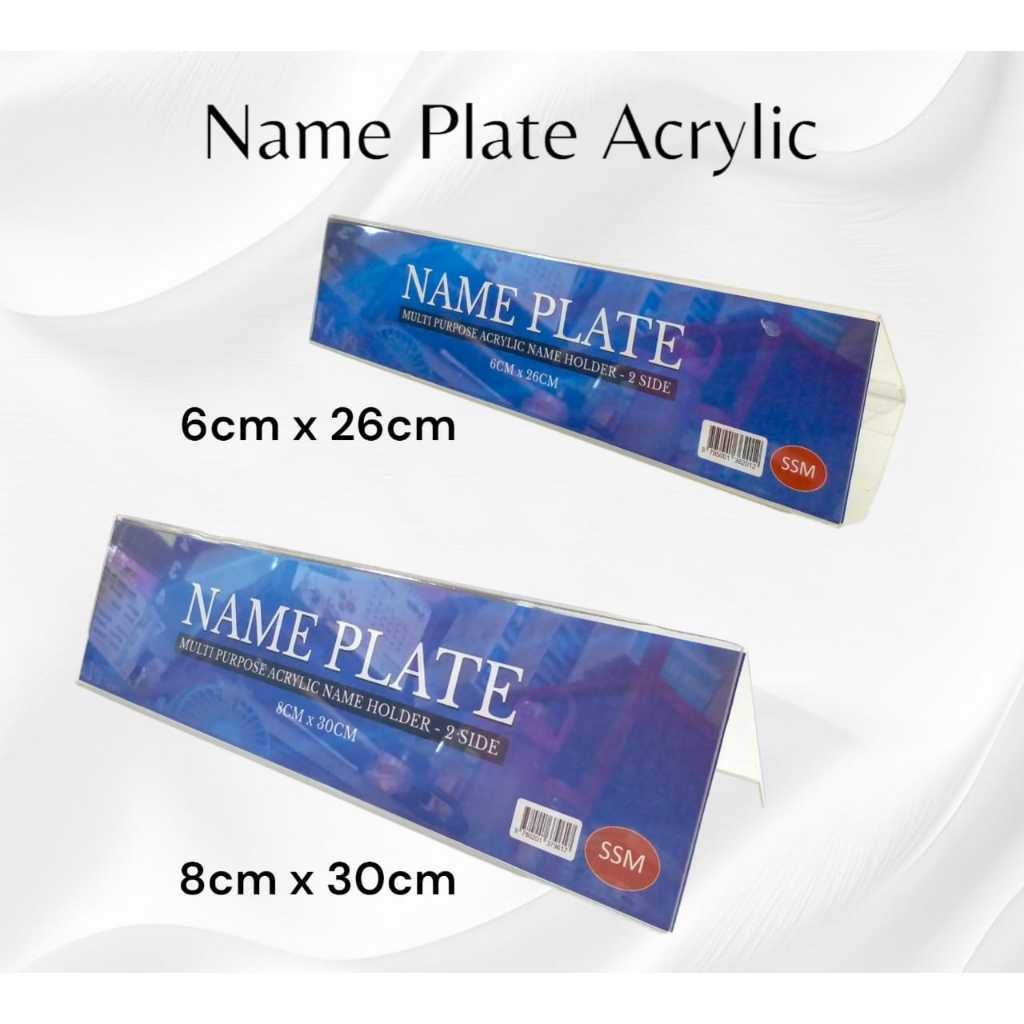 

[SDW] pekanbaru/NAME PLATE ACRYLIC 2 SISI