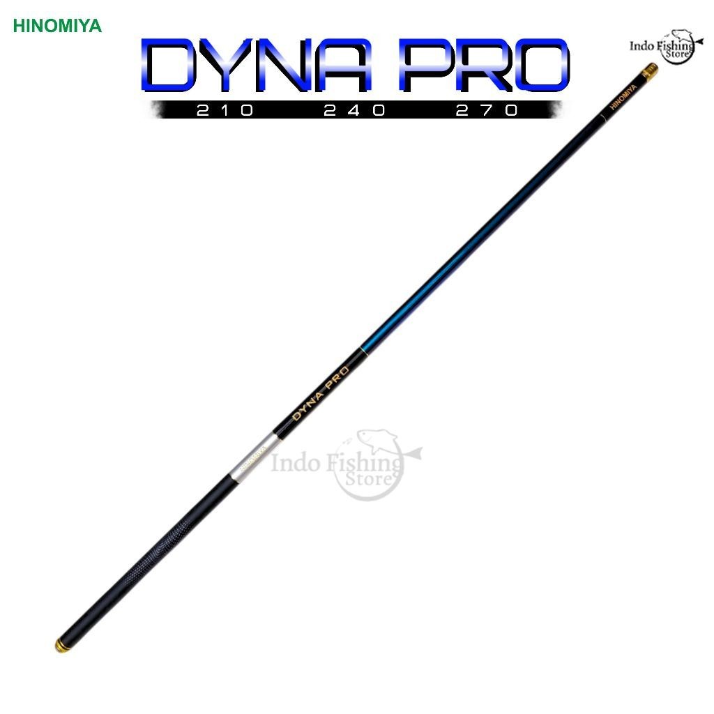 Joran Tegek HINOMIYA Dyna Pro 210 240 270 Carbon Pole Mancing Kolam Ujung Solid close length 87cm