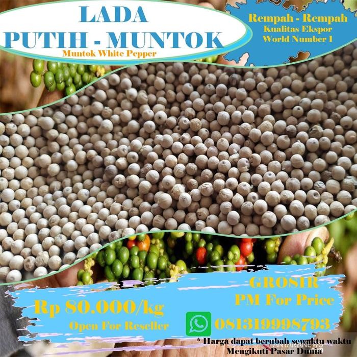 

Promo Muntok White Pepper - Lada Putih Bangka - Bubuk