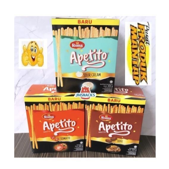 

Biskuit Roma Apetito Box / Biskuit Stick Apetito / Roma Stik