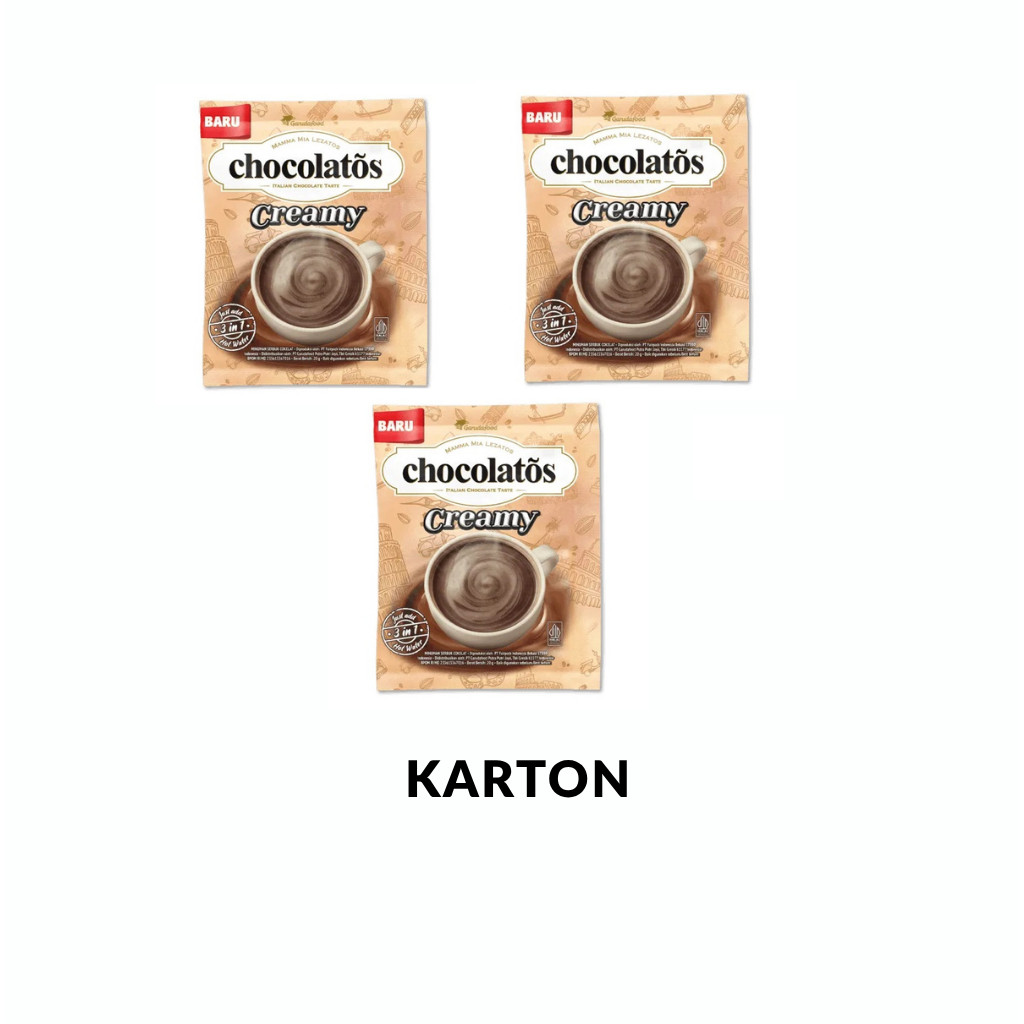 

KARTON Chocolatos Creamy 1 DUS 8 RENCENG