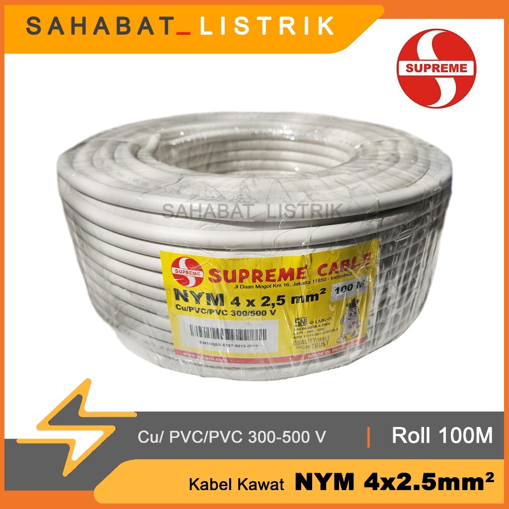 KABEL SUPREME NYM 4X2.5 4x2,5 ROLL 100M