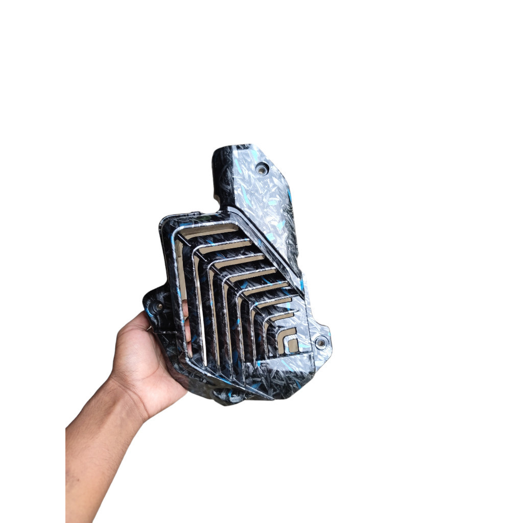 Forged biru Cover radiator PCX160 VARIO160 ADV160 VARIASI99PART
