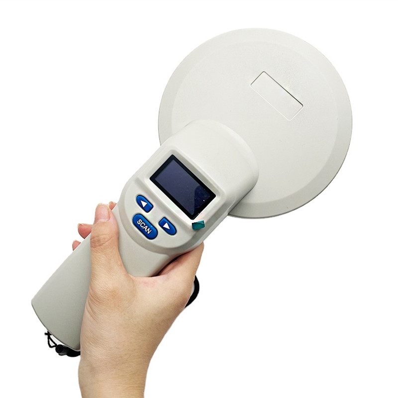 

Cattle Cow Animal Livestock RFID Ear Tag Reader Pet Handheld Long Distance Microchip Scanner