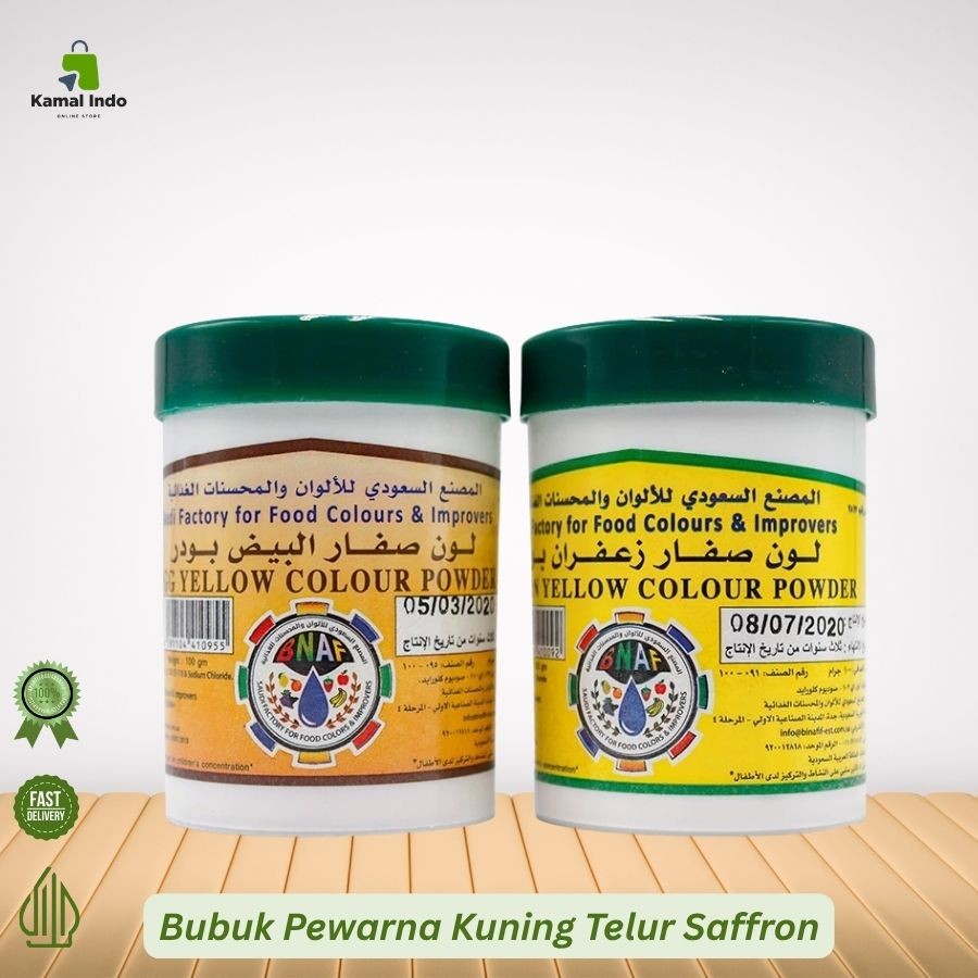 

Bubuk Pewarna Kuning Telur dan Kunyit From Kamal Indo