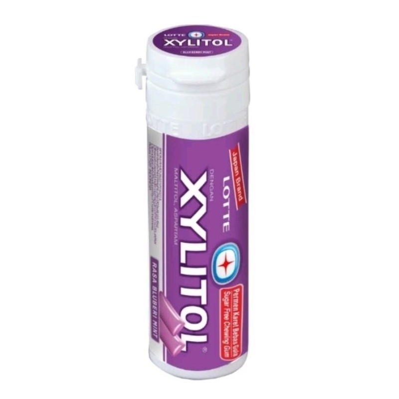 

Lotte Xylitol Gum Blueberry Mint 27gr 19 Butir H