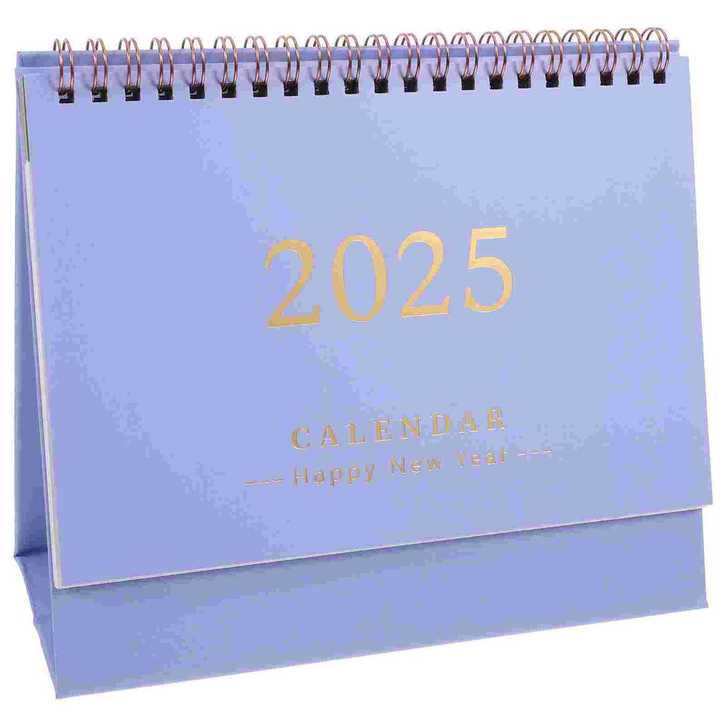 

2025 Desk Calendar Office 2024-2025 Spiral Academic Monthly Desktop Supply Table Decorations Delicate Home Supplies