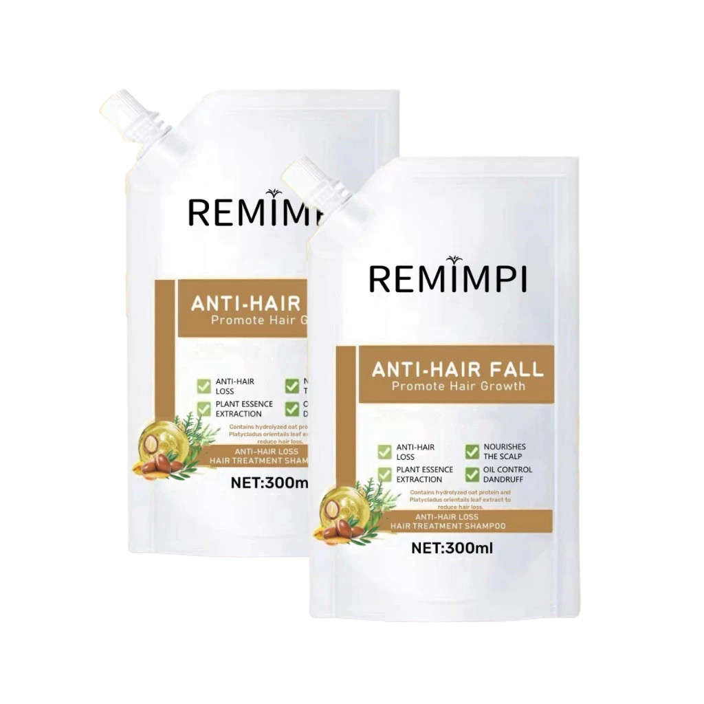 REMIMPI Shampo Penumbuh Rambut Anti Hair Fall Original Official Store