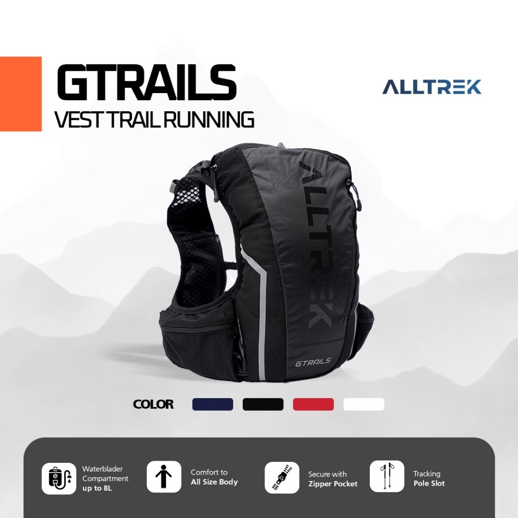 ALLTREK Running Vest GTRAILS Hydration Backpack Vest