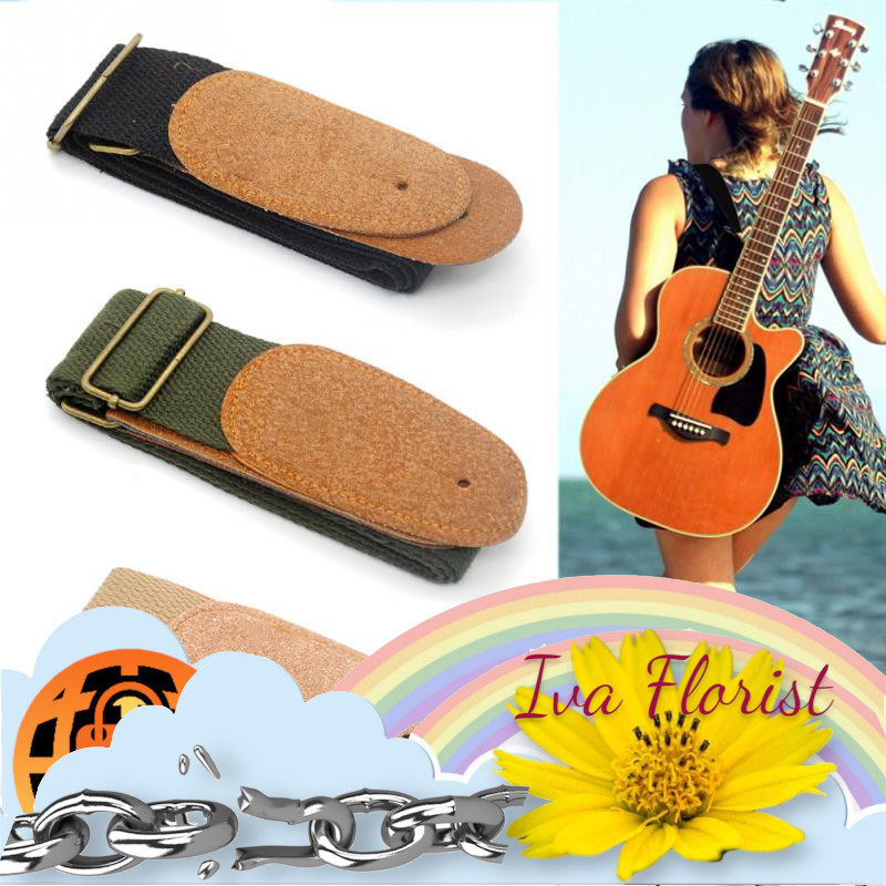 Tali Selempang gitar pundak kain ikat gitar portable guitar rope