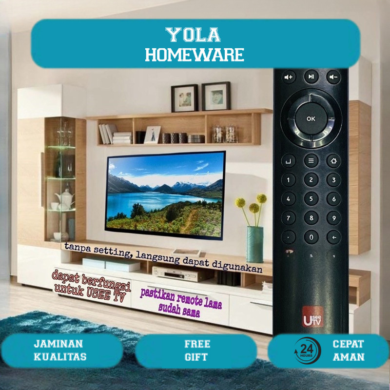 REMOT REMOTE SET TOP BOX USEE TV INDIHOME NEW