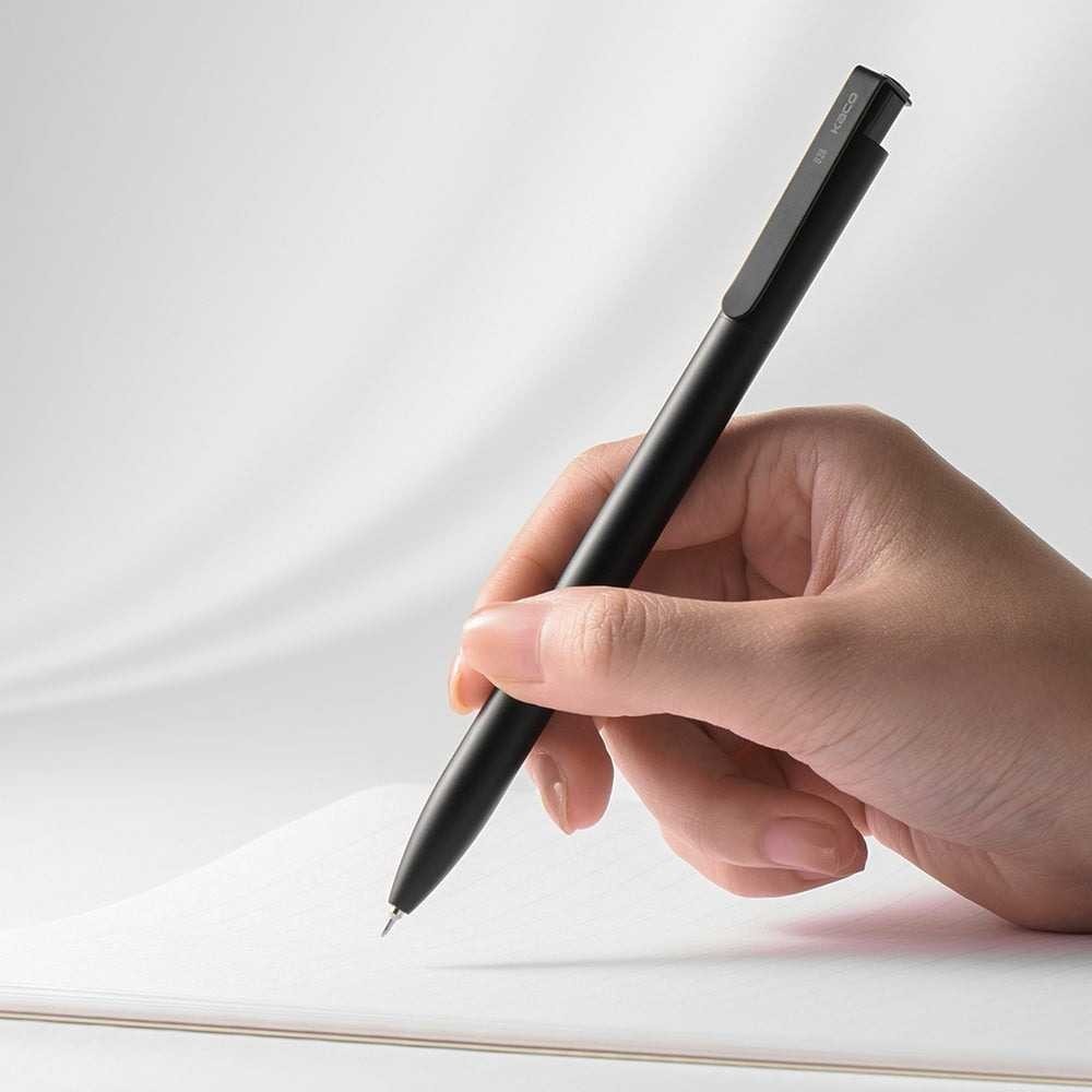 

1CLICK2BUY Kaco Pulpen Gel Quick Dry Black Ink 0.28/0.38/0.45/0.5/0.7mm Nib 5 PCS - K1063