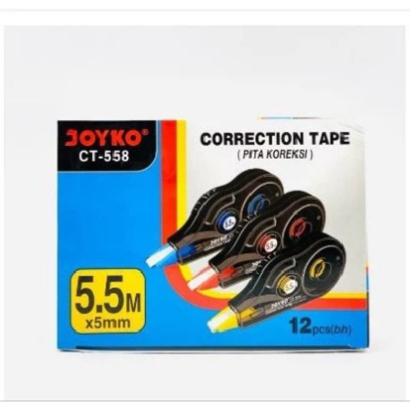 

Correction Tape Joyko Ct-558\5.5mm ( 1pcs )