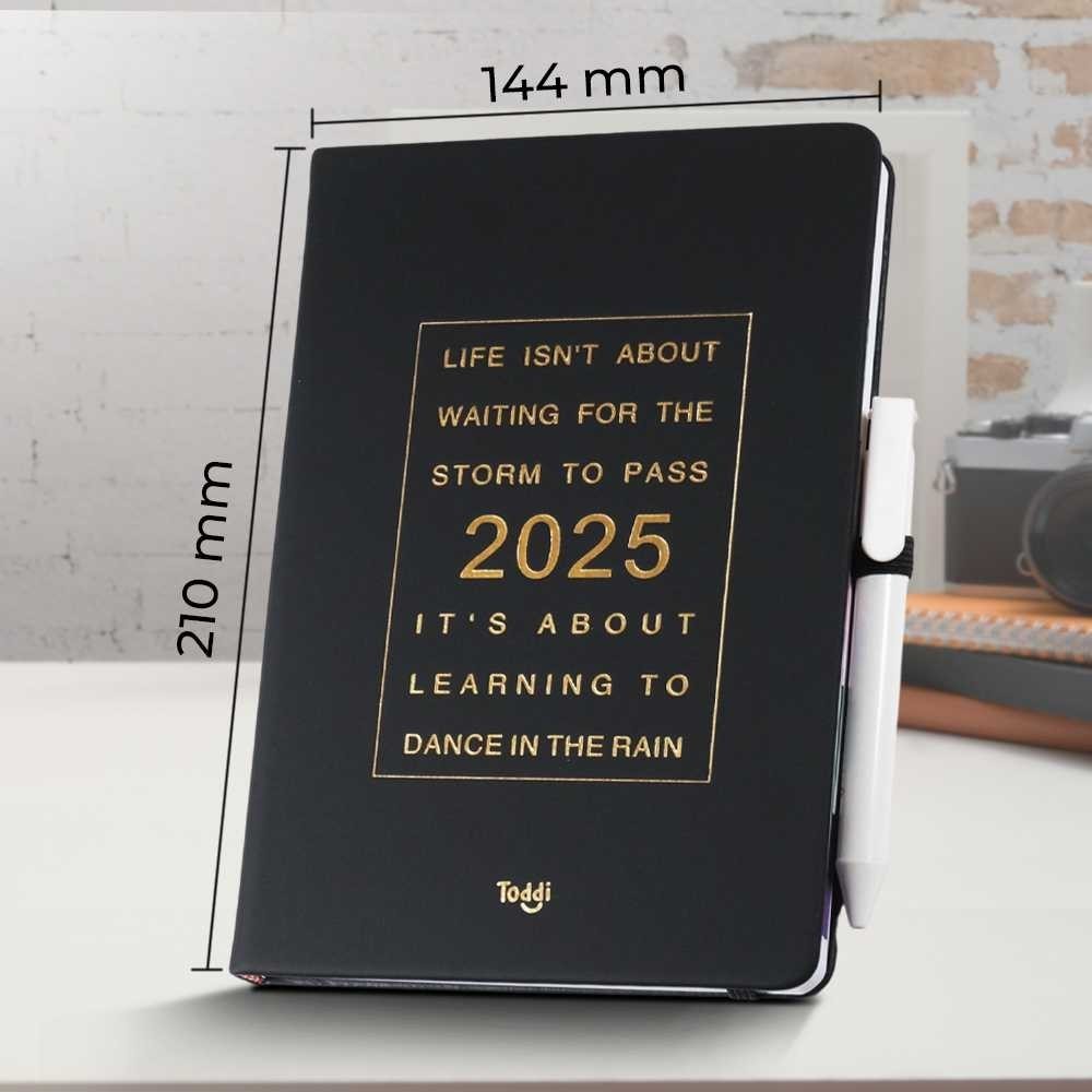 

AUTENTIC Toddi Buku Agenda Softcover Monthly Planner Notebook 304 Halaman - TD-20251