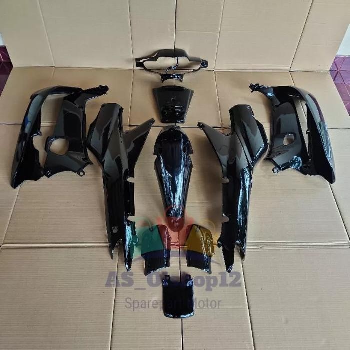 FULL BODY HALUS SUPRA FIT LAMA HITAM POLOS