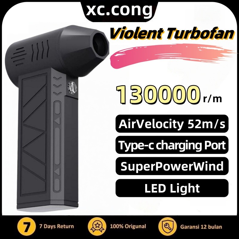Kipas Turbo Super Cepat/Penghembus Turbo Kekuatan Tinggi 130000 RPM