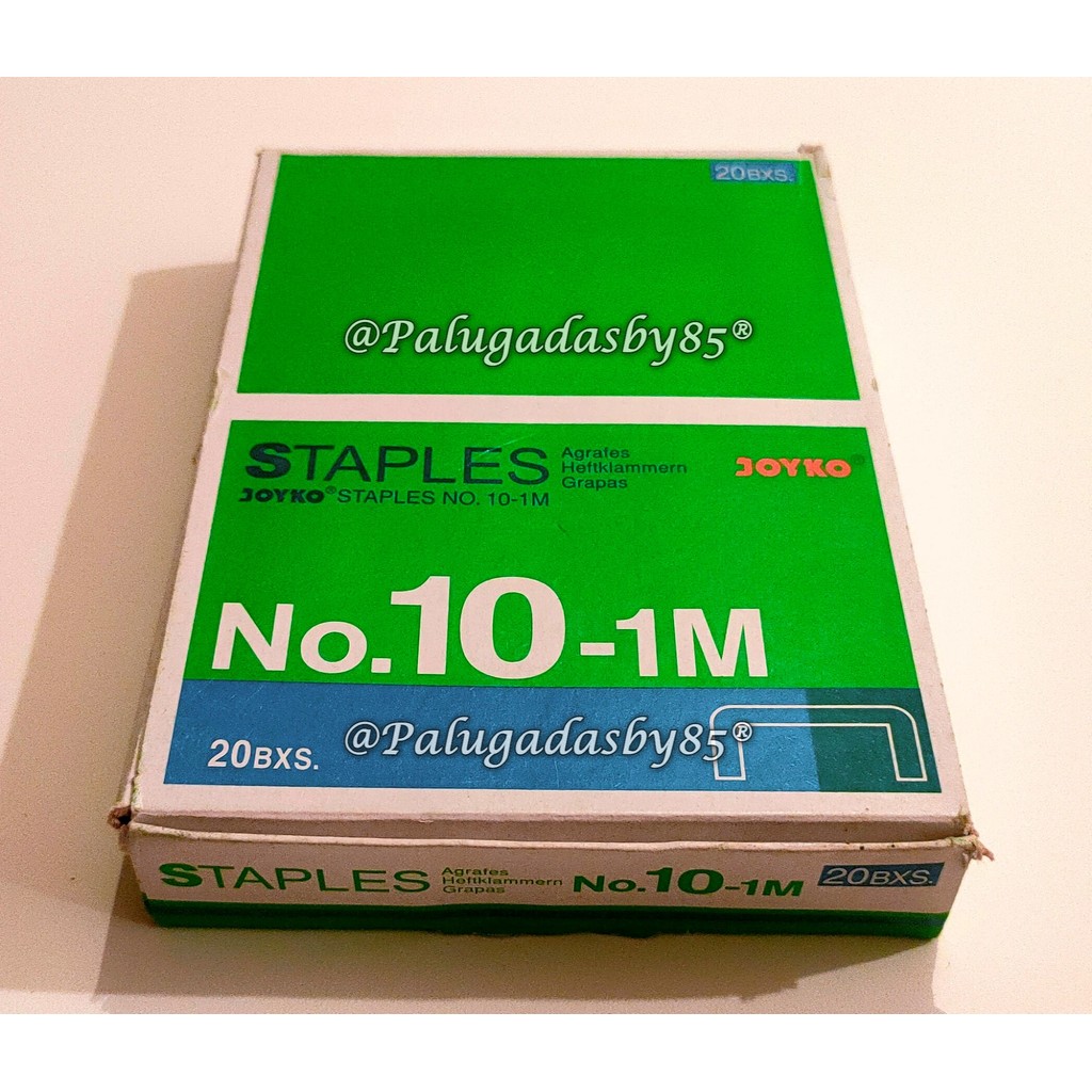 

(1 Pak Isi 20 Kotak) GROSIR Staples JOYKO No.10-1M / Isi Stapler Joyko No 10-1M (1 Pak/20 Kotak)