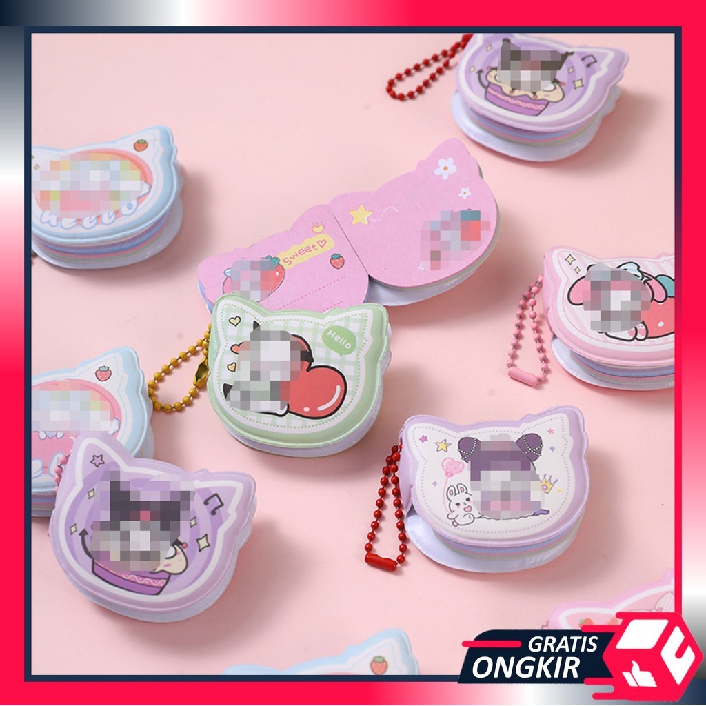 

Gratis Ongkir - S6657 Buku Kecil / Catatan Kecil dengan Gantungan Rantai / Catatan Kecil Kartun Lucu / Buku Catatan Gantung