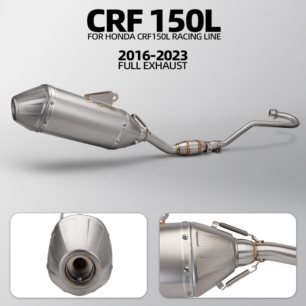 Motocross CRF150 CRF230 Complete Exhaust Muffler Pipes Dirt Bike Exhaust Pipe Full System For CRF150