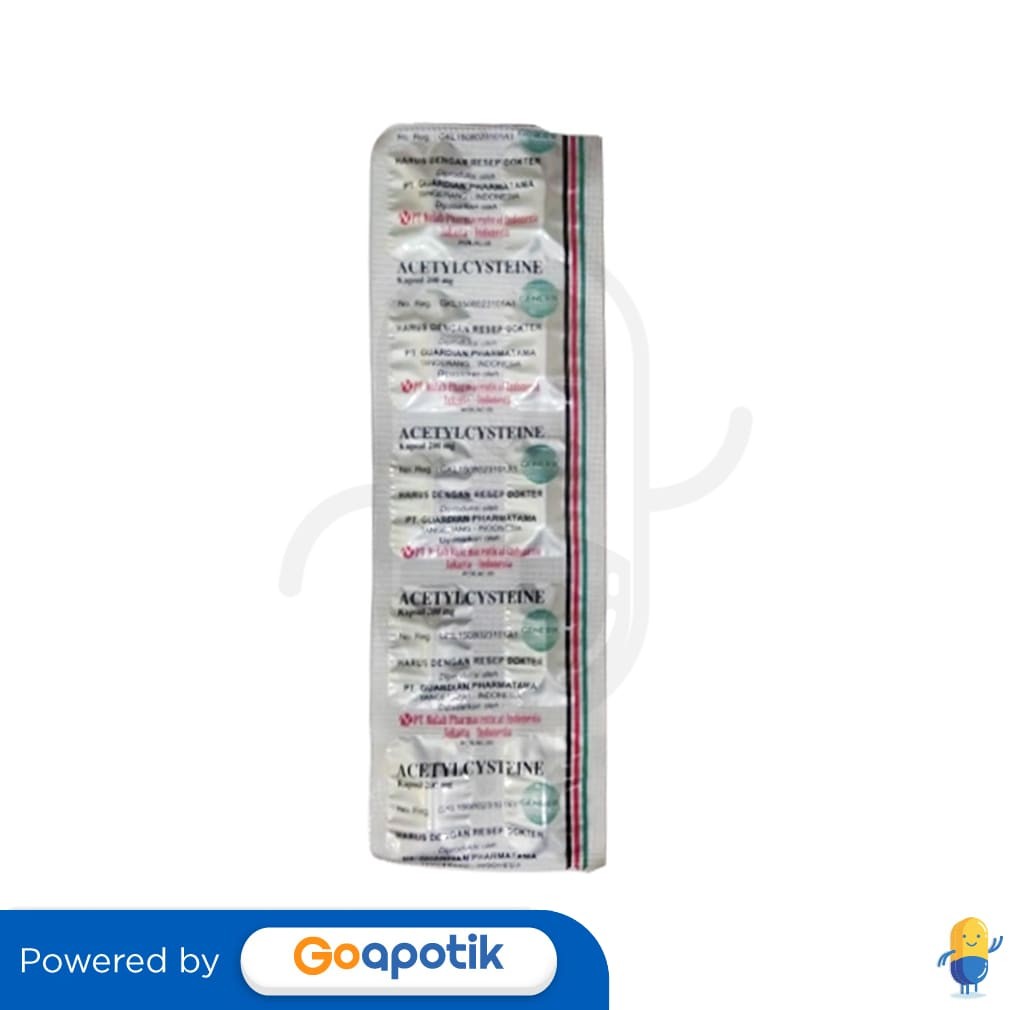 Acetylcysteine Nulab 200 Mg Strip 10 Kapsul