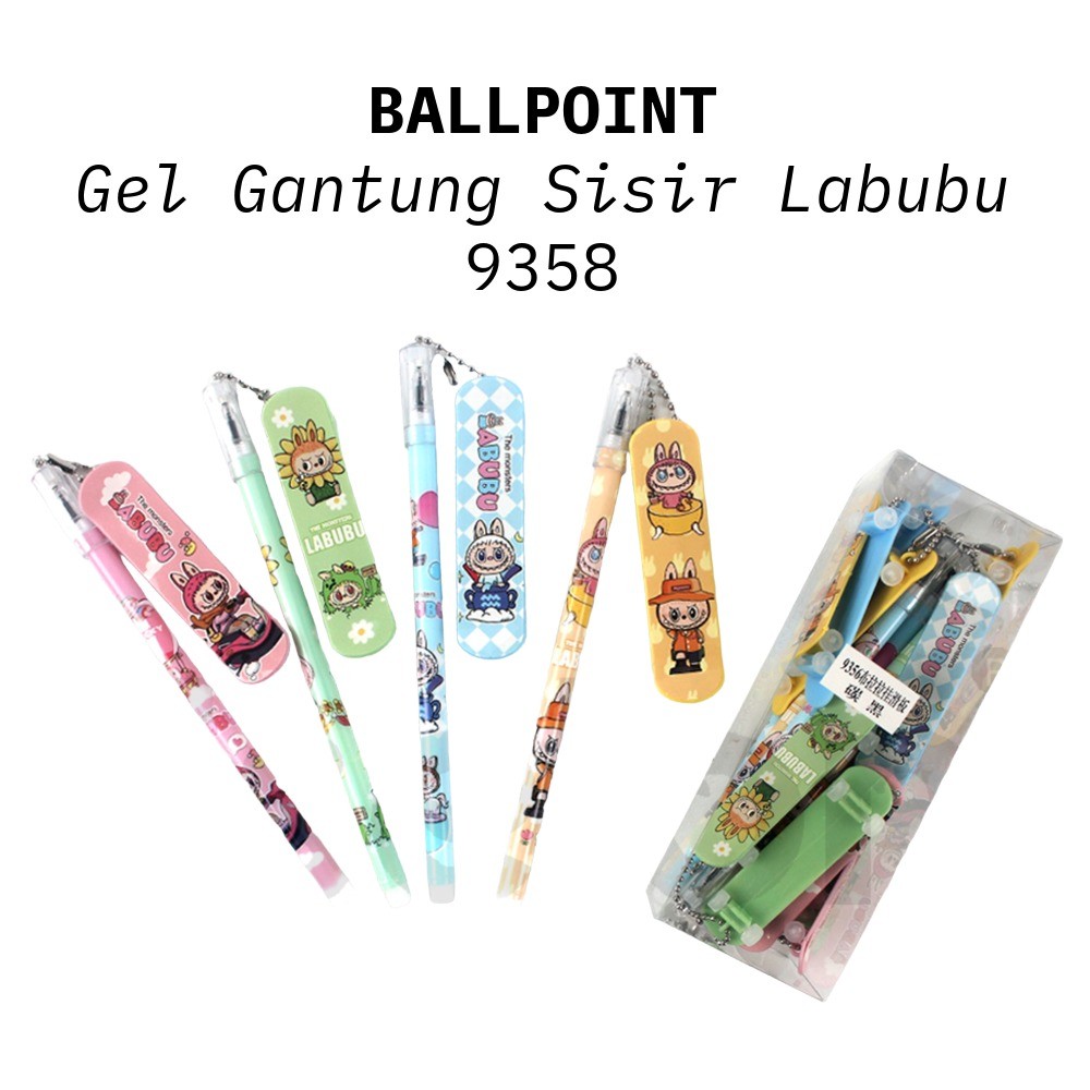 

♚12pcs Ballpoint Gel Gantung Karakter / 1 pak Pulpen Gel Fancy♚