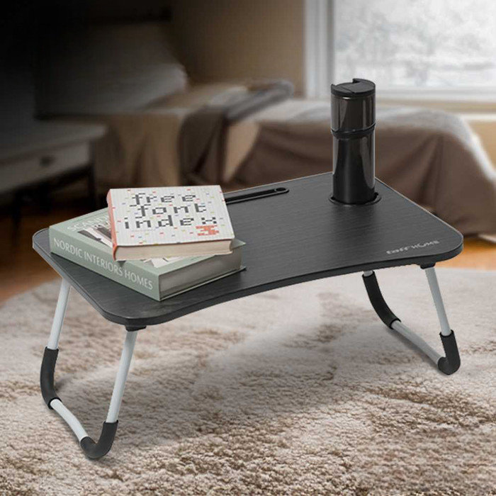 Meja Laptop Lipat Meja Belajar Lesehan Portable Foldable Desk Table - Home Stuff Bandung