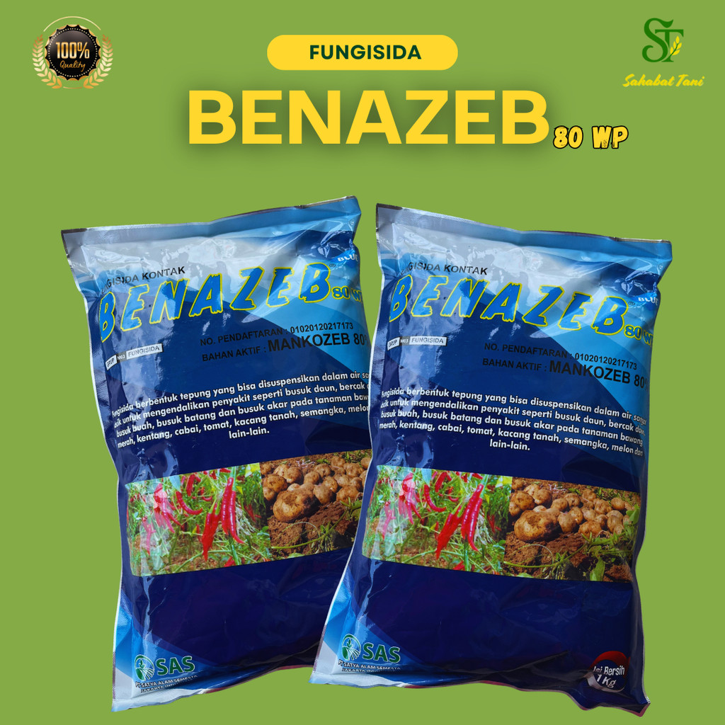 FUNGISIDA BENAZEB 80 WP 1kg - Mankozeb