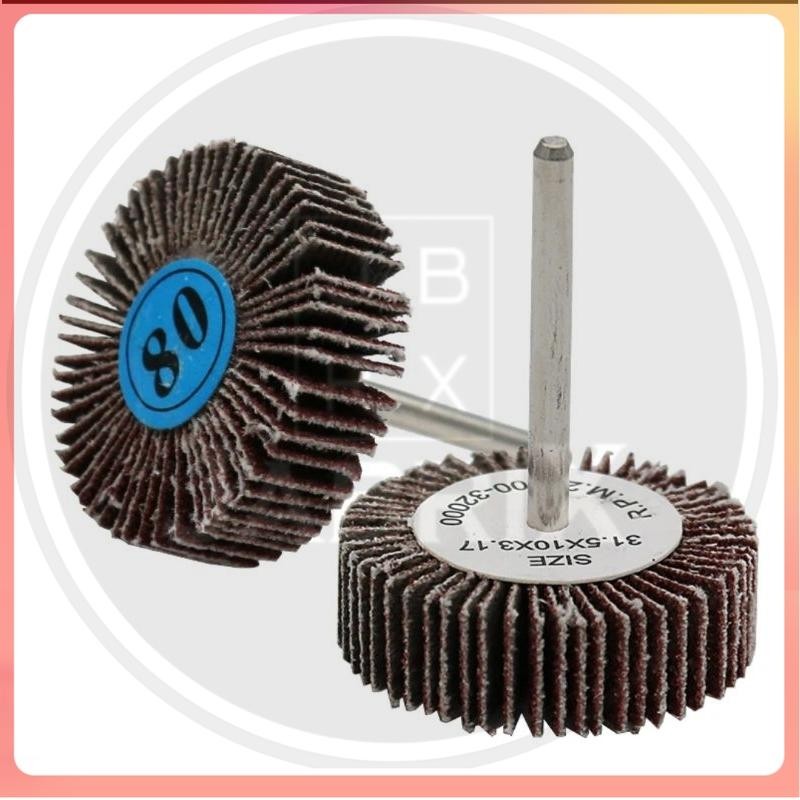 << JABRIX >> Mata Bor Amplas grit 80 gagang as mata bor amplas kipas murah - PROMO