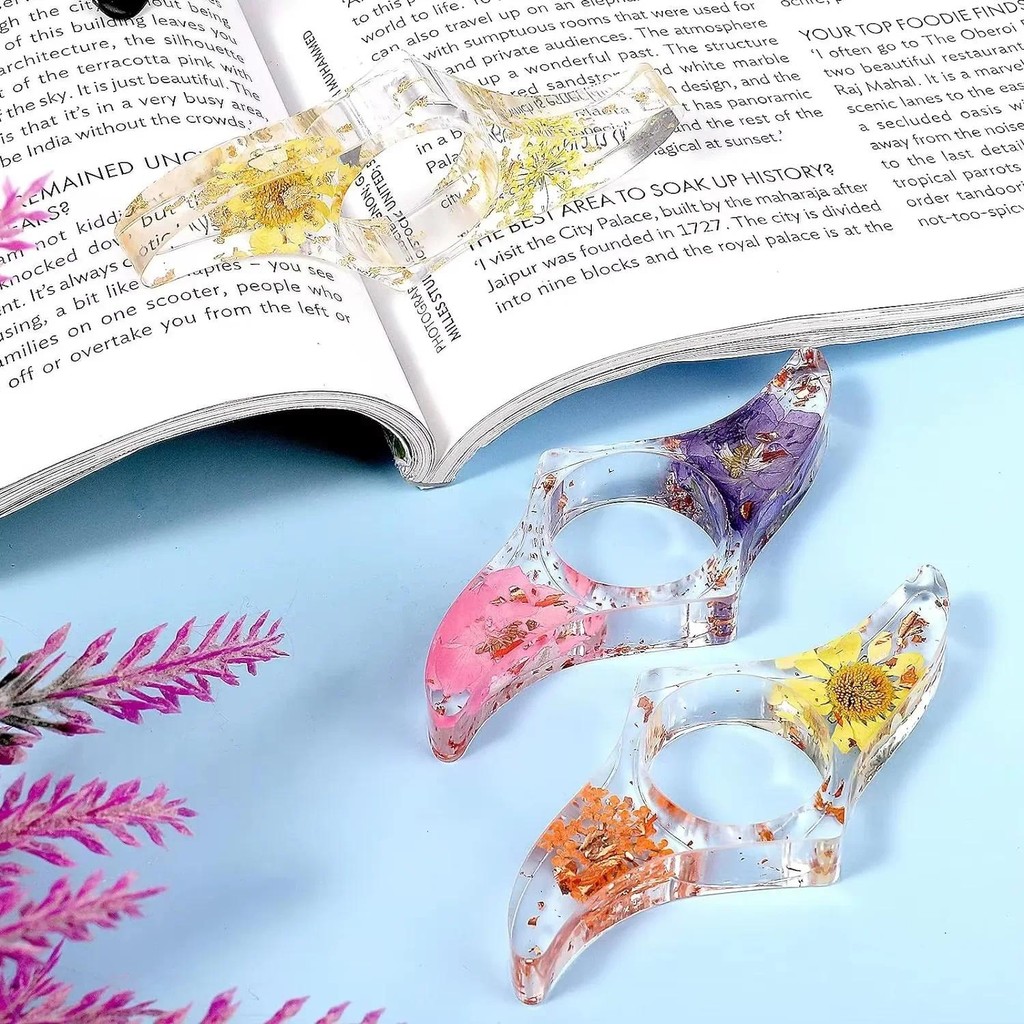 

1pc Resin Bookmark Book Stand Reading Aid Creative Thumb Book Support,Thumb Page Holder For Students and Book Lover 2025