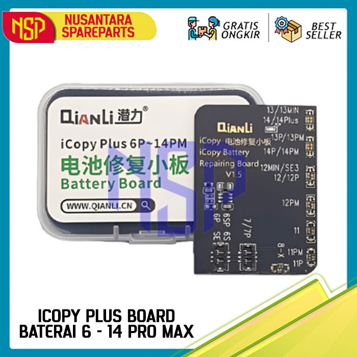 BOARD BATERAI QIANLI ICOPY PLUS FOR 6 PLUS - 14 PRO MAX
