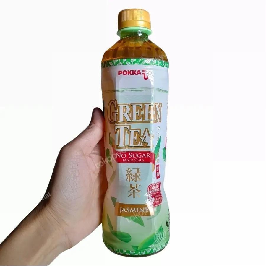 

Pokka Minuman Teh GREEN TEA JASMINE NO SUGAR Botol 450ml